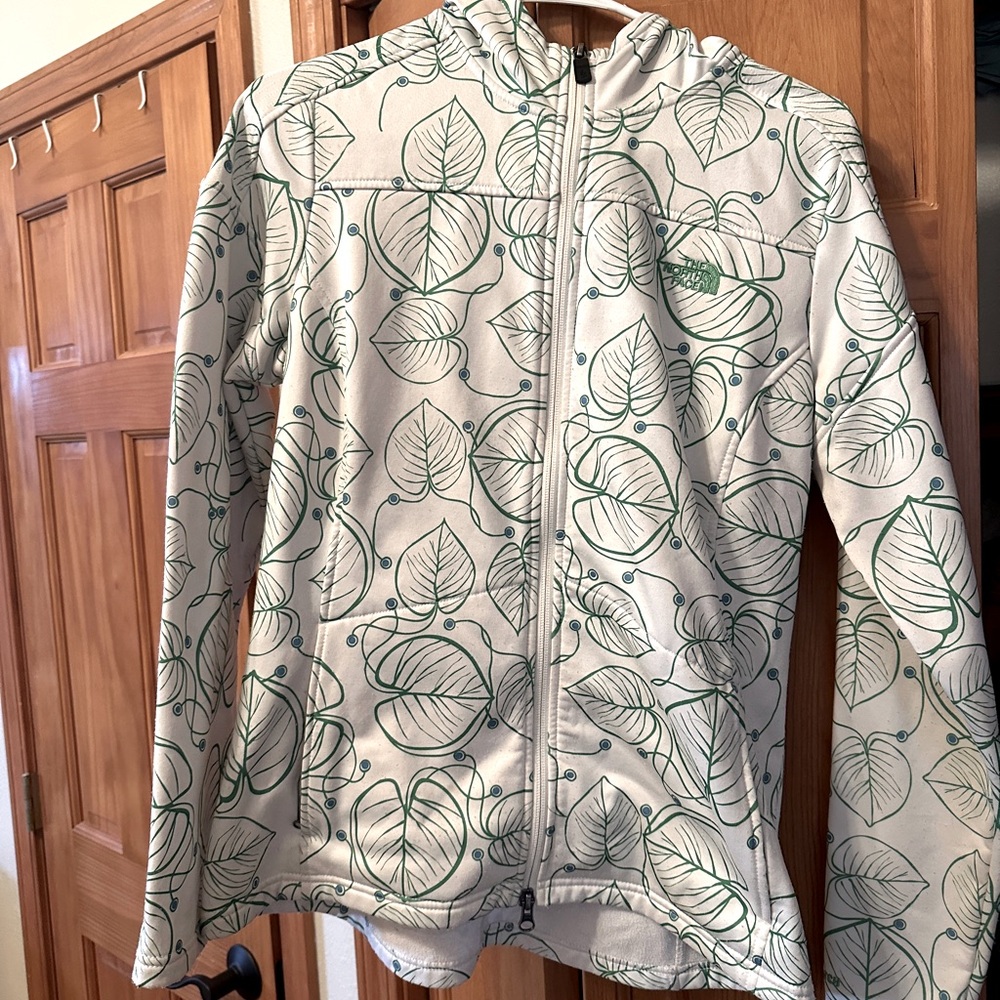 North Face zip up hoodie size large